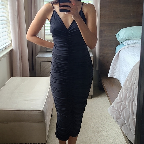 Shein Ruched Dress - Picture 4 of 5